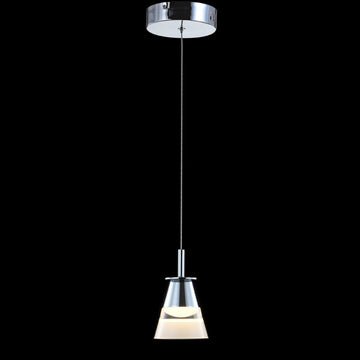 Alain Adjustable Metal Integrated LED Pendant - JONATHAN Y